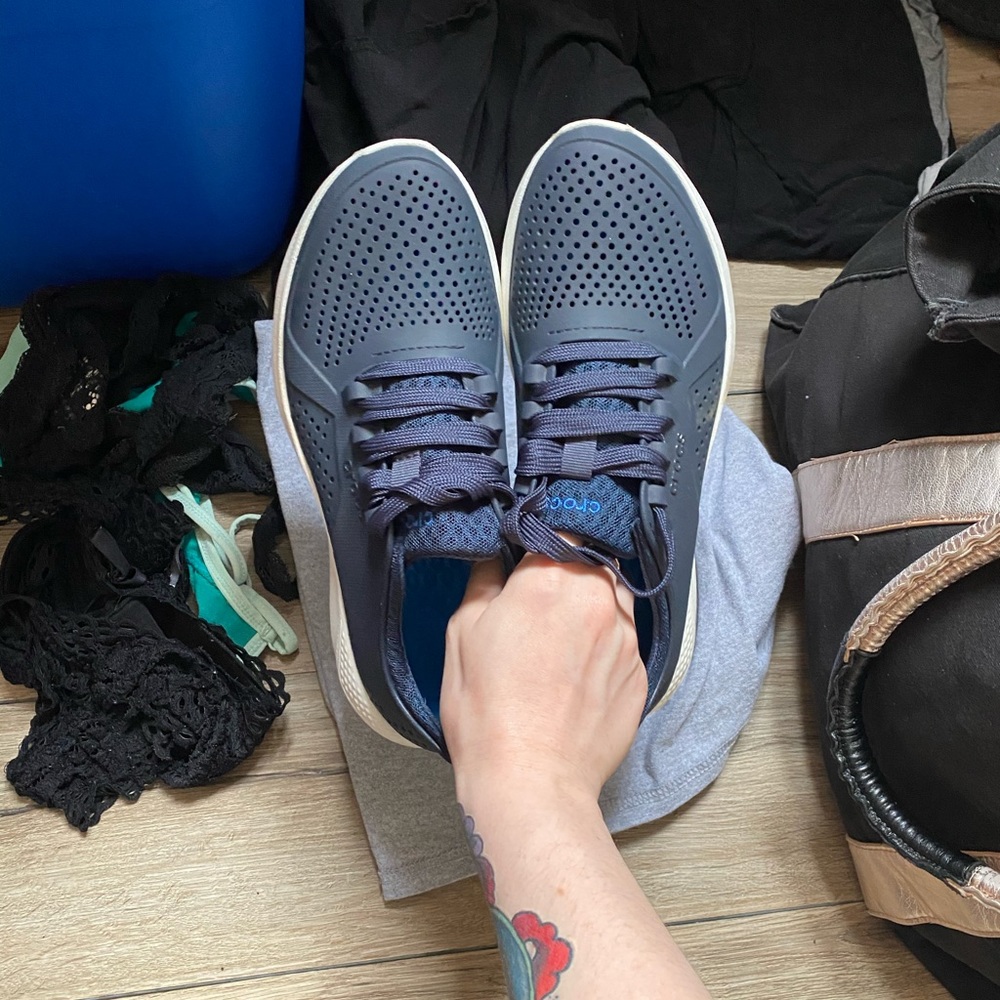 Croc sneakers
